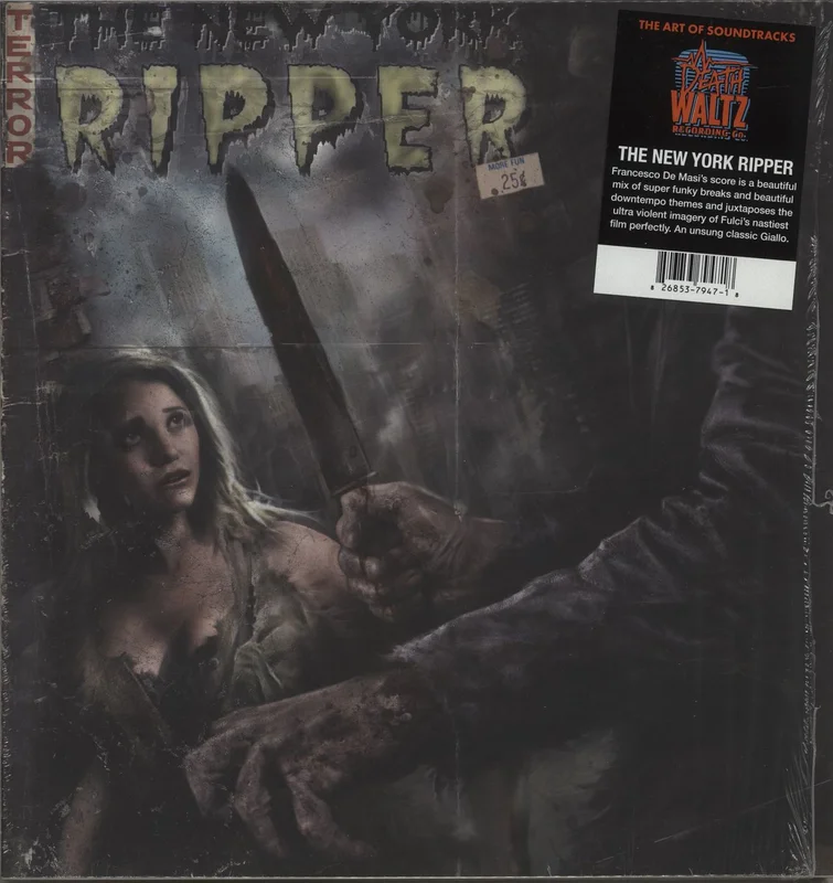 Original Soundtrack The New York Ripper - Green & Black Mix Vinyl + Shrink UK Vinyl LP