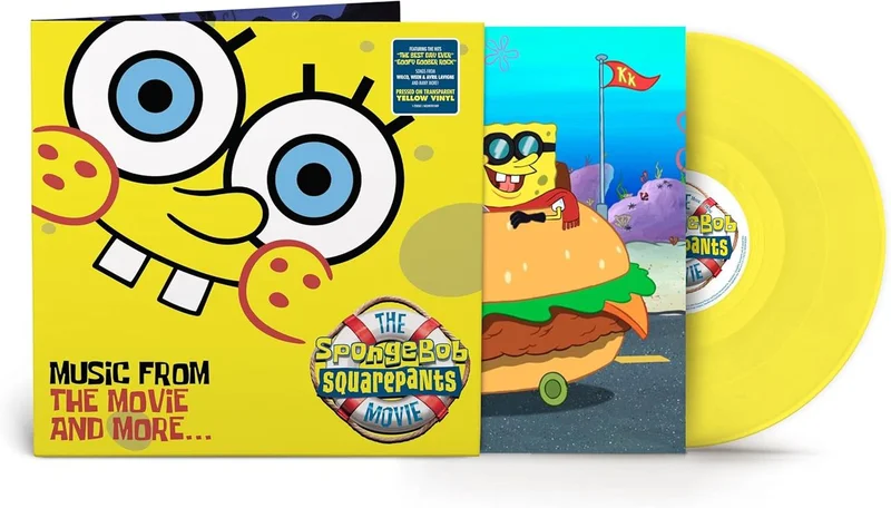 Original Soundtrack The SpongeBob SquarePants Movie - Music From The Movie and More - Yellow Vinyl - Sealed UK Vinyl LP