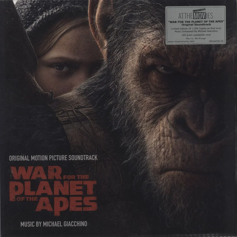 Original Soundtrack War For The Planet Of The Apes - 180gram Red Vinyl + Numbered Sleeve Dutch 2-LP vinyl set