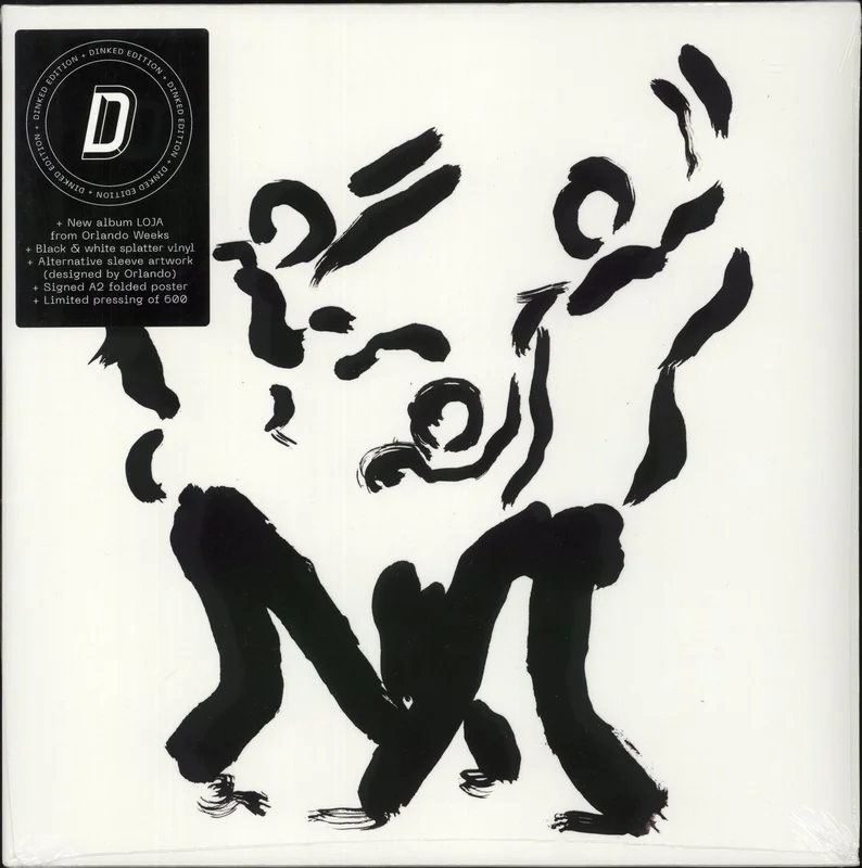 Orlando Weeks Loja - Black & White Splatter Vinyl + Autograph Poster - Sealed UK Vinyl LP