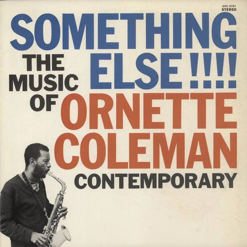 Ornette Coleman Something Else!!!! Japanese Vinyl LP