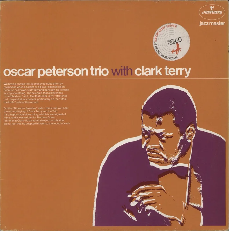 Oscar Peterson With Clark Terry Dutch Vinyl LP