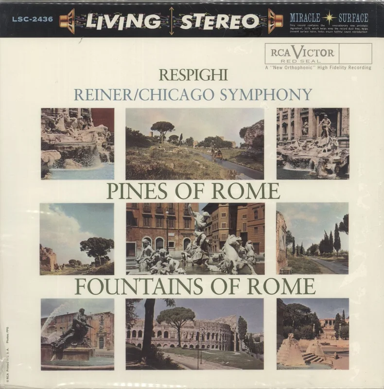 Ottorino Respighi Pines Of Rome / Fountains Of Rome: Remastered - 200gram Vinyl - Sealed US Vinyl LP