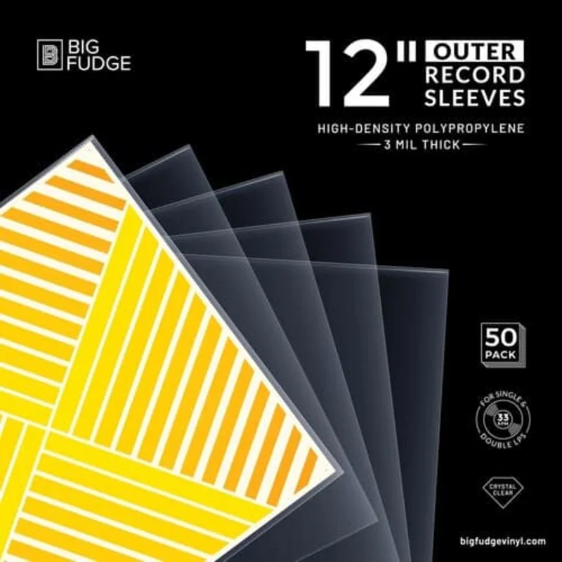 Outer Record Sleeves (Clear Polypropylene)