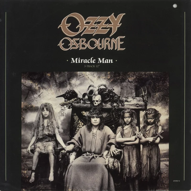 Ozzy Osbourne Miracle Man - Deletion Punch Hole UK 12" vinyl