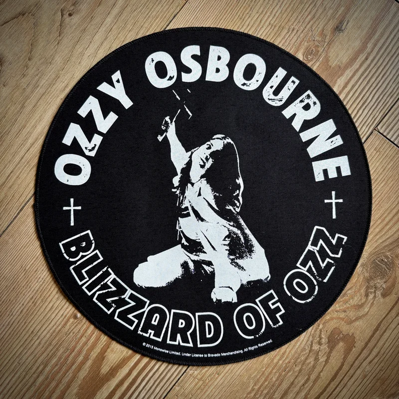 OZZY OSBOURNE: official BLIZZARD OF OZ large back patch