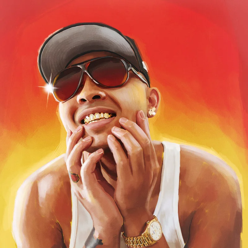 P-Lo - Stunna - Orange & Yellow Galaxy [Colored Vinyl] (Org) (Ylw)