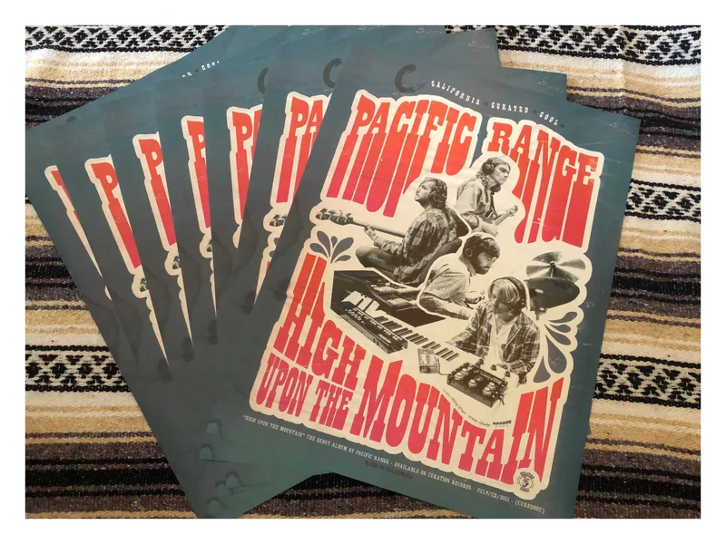 Pacific Range Coated Stock Poster