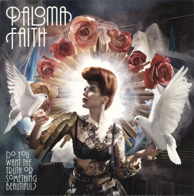 Paloma Faith Do You Want The Truth Or Something Beautiful? - Clear Red Vinyl UK Vinyl LP