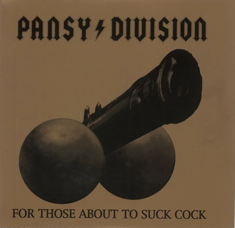 Pansy Division For Those About To Suck Cock US 7" vinyl