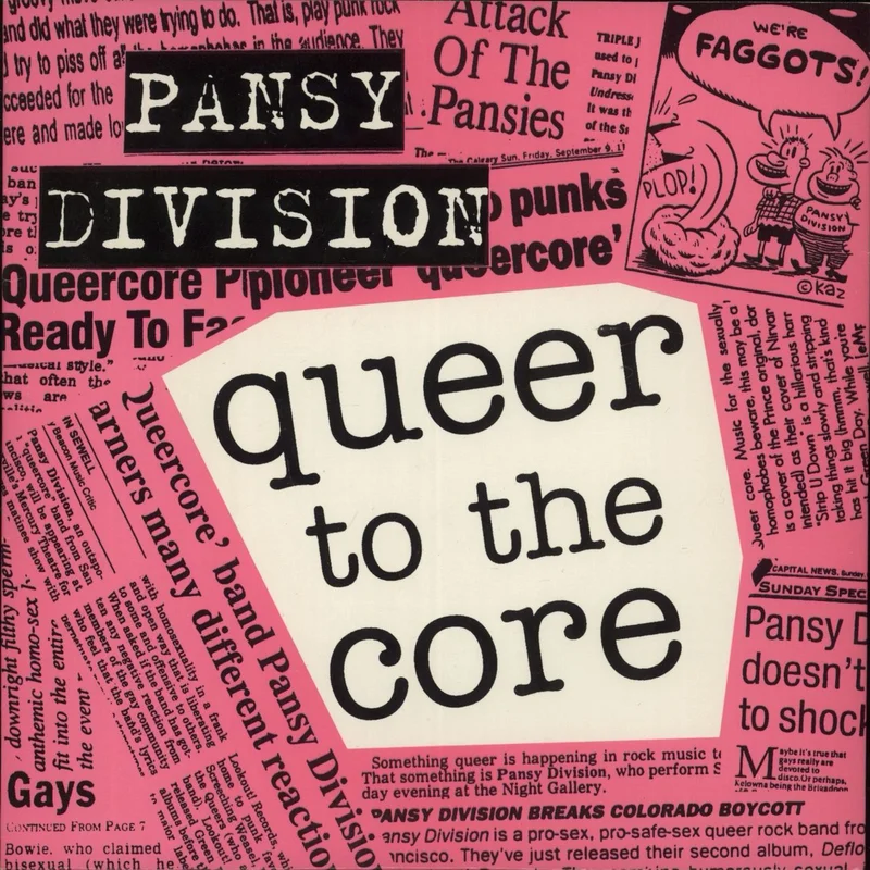 Pansy Division Queer To The Core US 7" vinyl