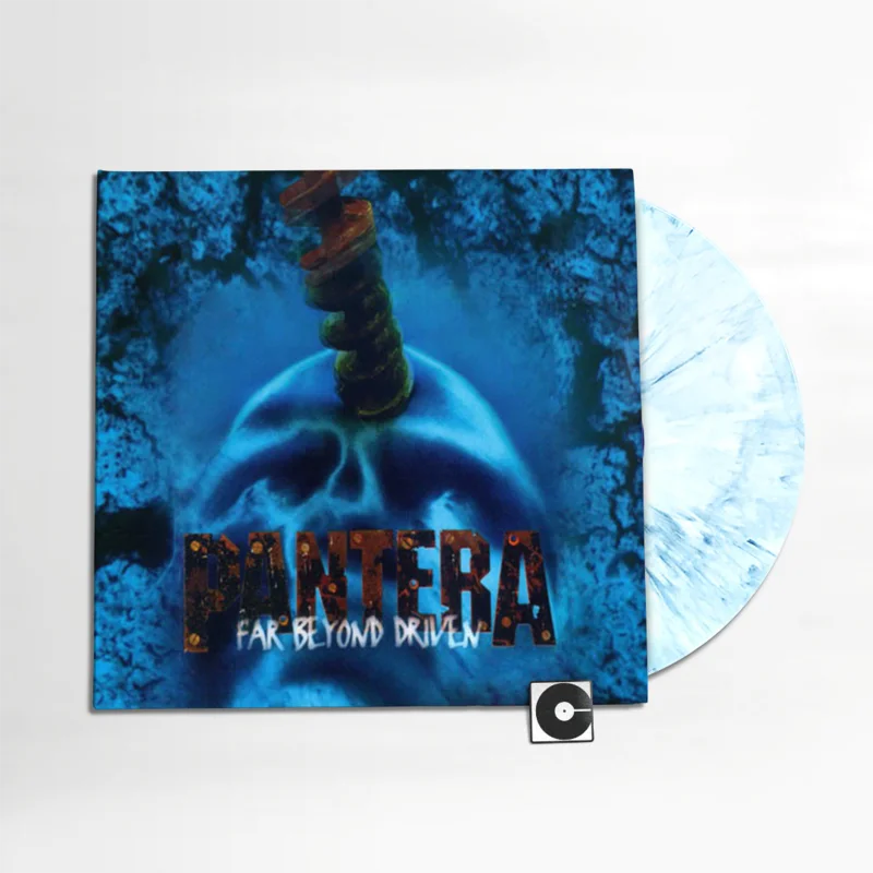 Pantera - "Far Beyond Driven" White & Blue Vinyl