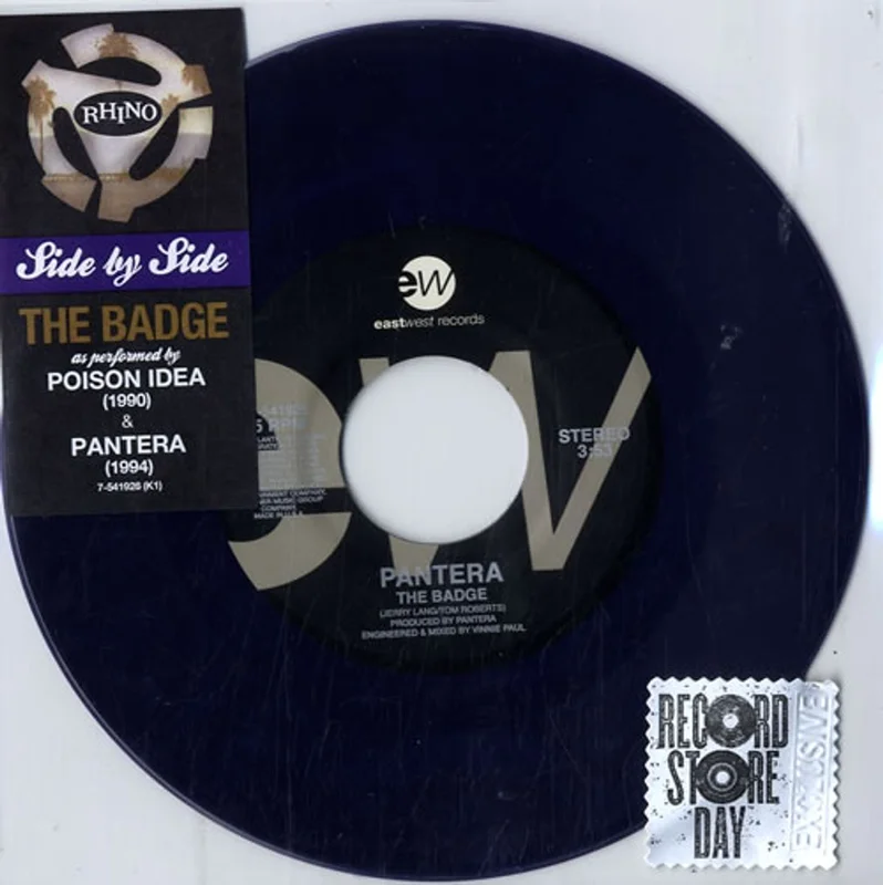 Pantera The Badge - Purple Vinyl - RSD14 UK 7" vinyl