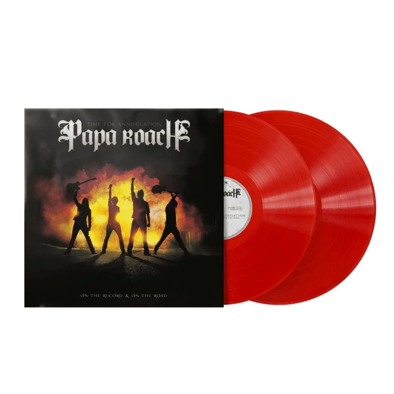 Papa Roach Time For Annihilation [On The Record & On The Road] - Red Vinyl - Sealed UK 2-LP vinyl set