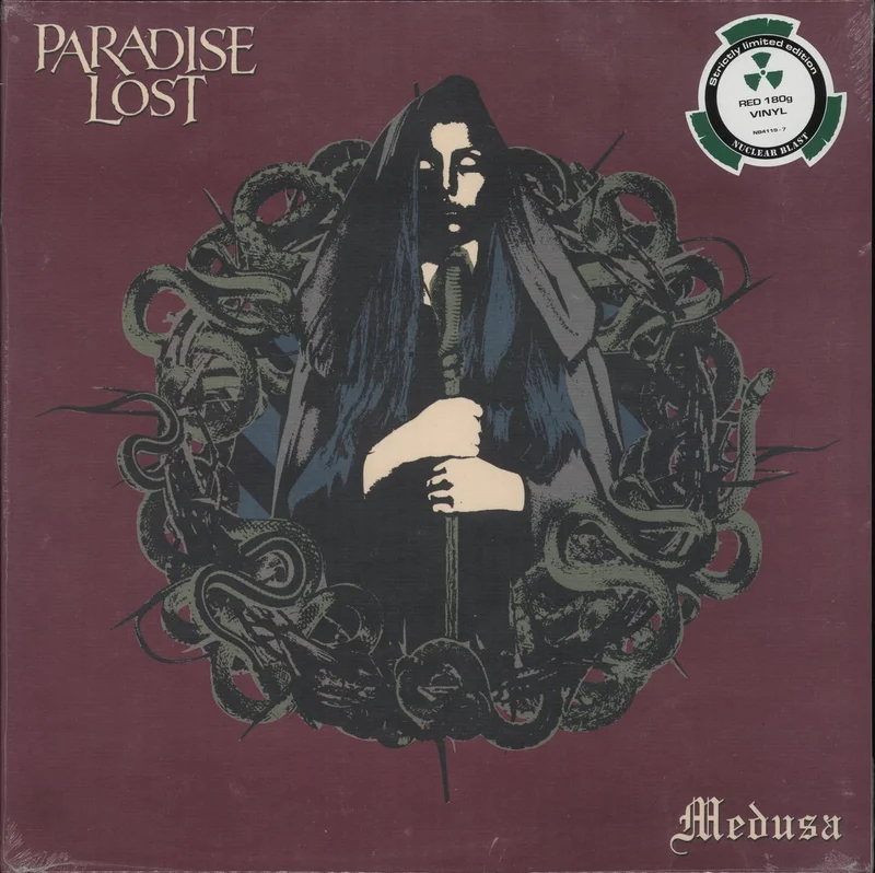 Paradise Lost Medusa - 180 Gram Red Vinyl - Sealed UK Vinyl LP