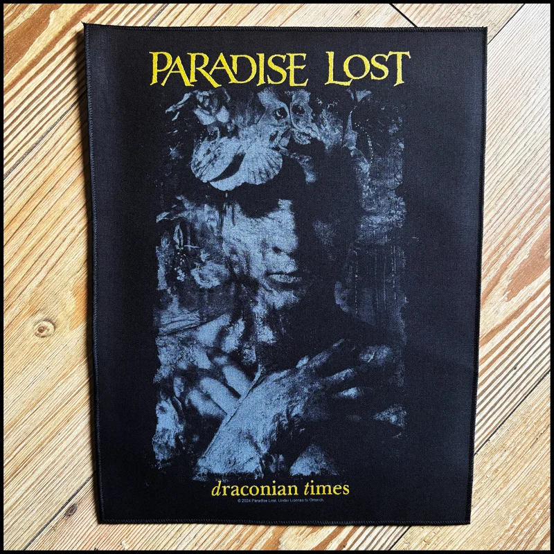 PARADISE LOST: official DRACONIAN TIMES large back patch