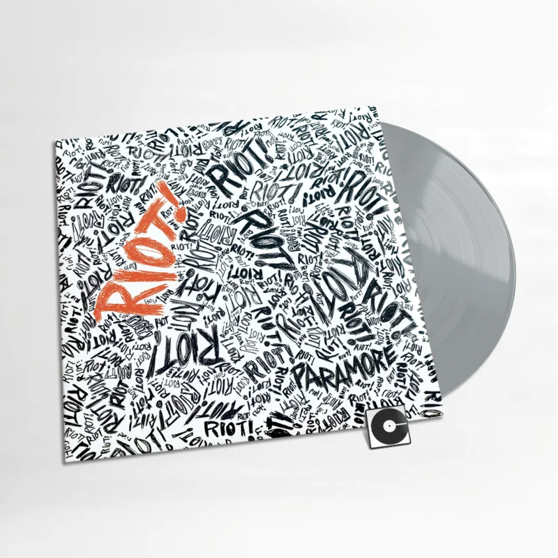 Paramore - "Riot" FBR 25th Anniversary - Silver Vinyl LP