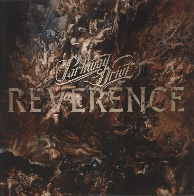 Parkway Drive Reverence - Blue Translucent With Black Splatter Vinyl UK Vinyl LP