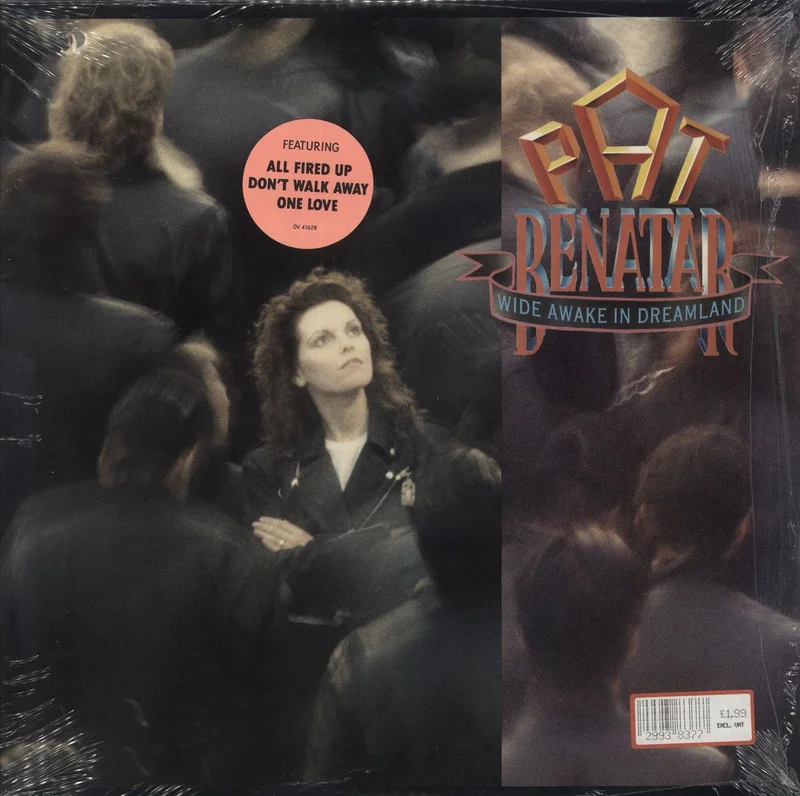 Pat Benatar Wide Awake In Dreamland - Deletion hole US Vinyl LP