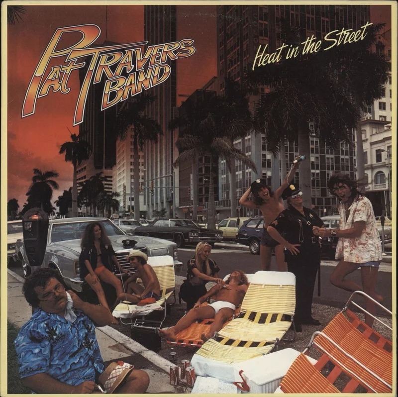 Pat Travers Heat In The Street - Promo US Promo Vinyl LP