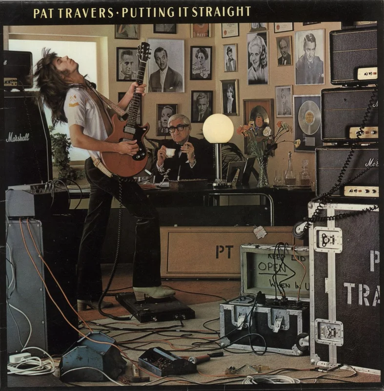 Pat Travers Putting It Straight + Inner UK Vinyl LP