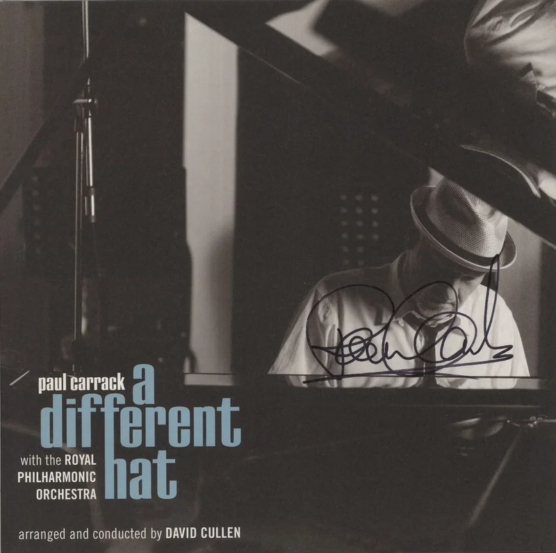 Paul Carrack A Different Hat - Autographed UK Vinyl LP