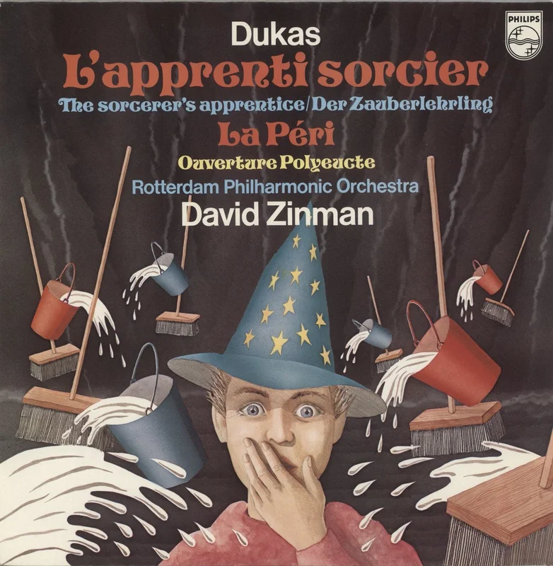 Paul Dukas The Sorcerer's Apprentice/Overture To Corneille's Tragedy/Fanfare/La Peri - White Label Test Press UK Promo Vinyl LP