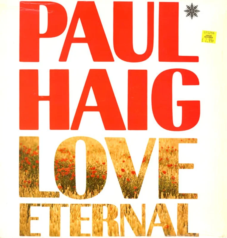 Paul Haig Love Eternal Belgian 12" vinyl
