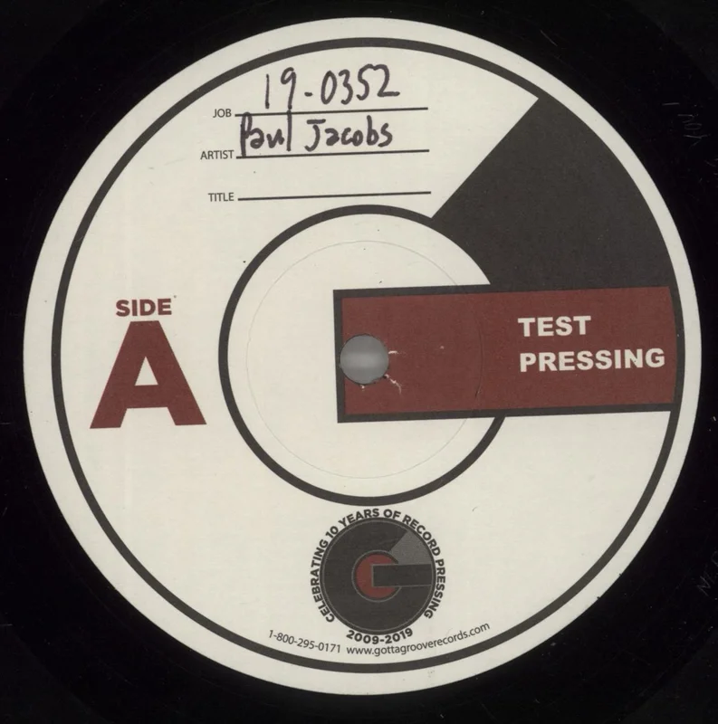 Paul Jacobs Easy - Test Pressing US Vinyl LP