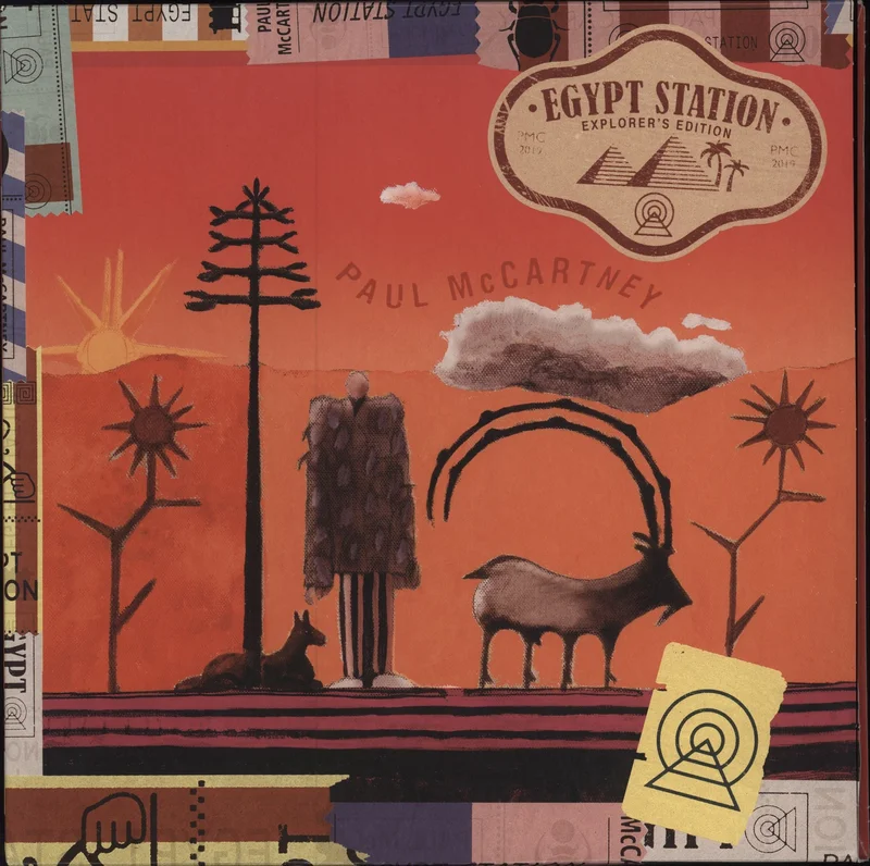 Paul McCartney and Wings Egypt Station: Explorers Edition - 180gm Magenta and Purple Vinyl UK 3-LP vinyl set