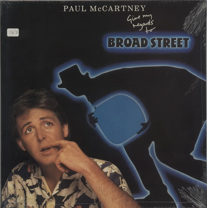 Paul McCartney and Wings Give My Regards To Broad Street UK Vinyl LP