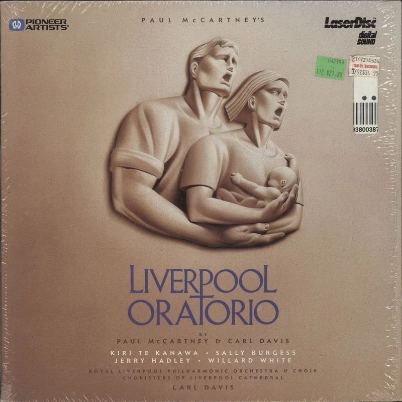 Paul McCartney and Wings Liverpool Oratorio - Shrink US Laserdisc