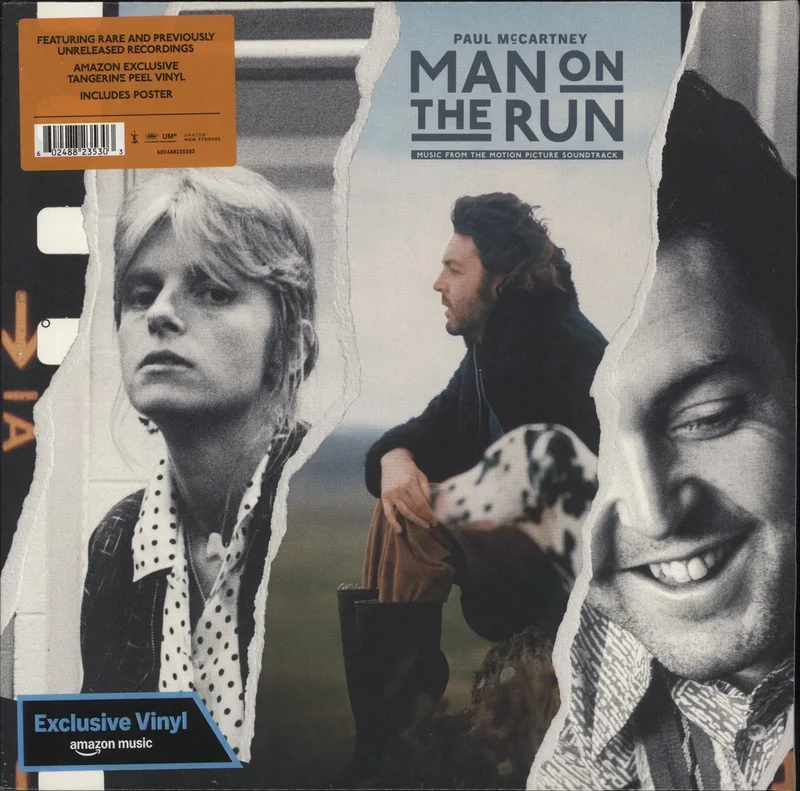 Paul McCartney and Wings Man On The Run | Music From The Motion Picture Soundtrack - 180 Gram Tangerine Vinyl - Sealed UK Vinyl LP