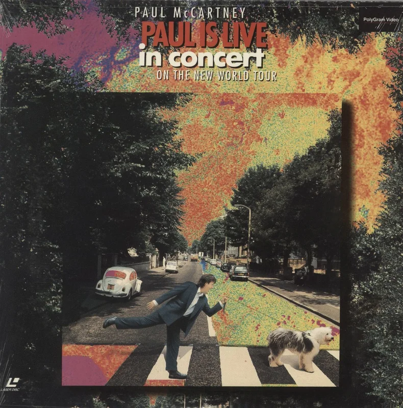 Paul McCartney and Wings Paul Is Live - Shrink US Laserdisc