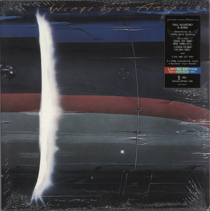 Paul McCartney and Wings Wings Over America - 180gram Coloured Vinyl - Shrink UK 3-LP vinyl set