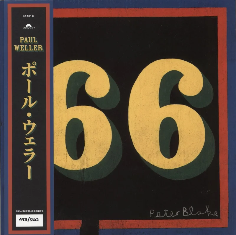 Paul Weller 66 - Blue Vinyl 180 Gram - Blue Vinyl + Poster & Numbered Obi UK Vinyl LP