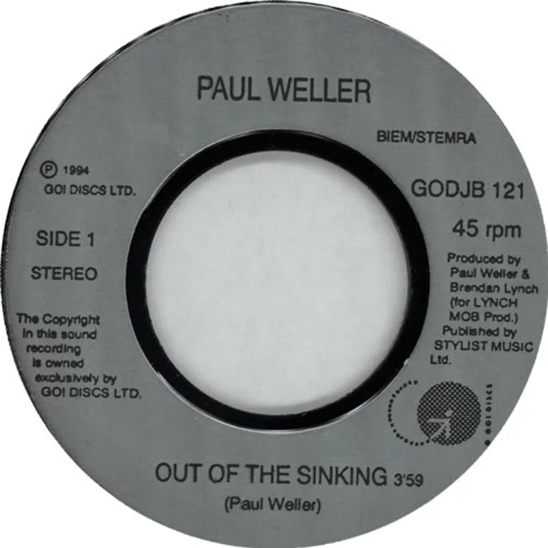 Paul Weller Out Of The Sinking UK 7" vinyl