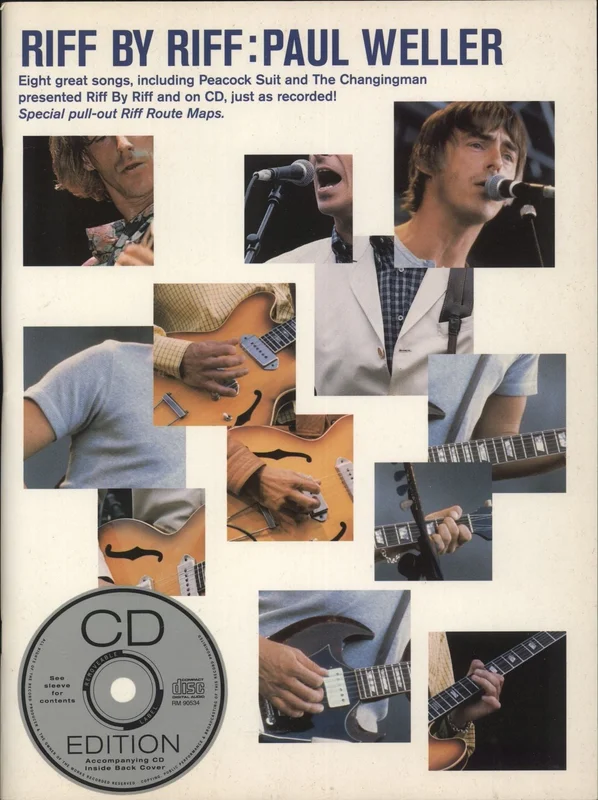 Paul Weller Riff By Riff + CD UK Book