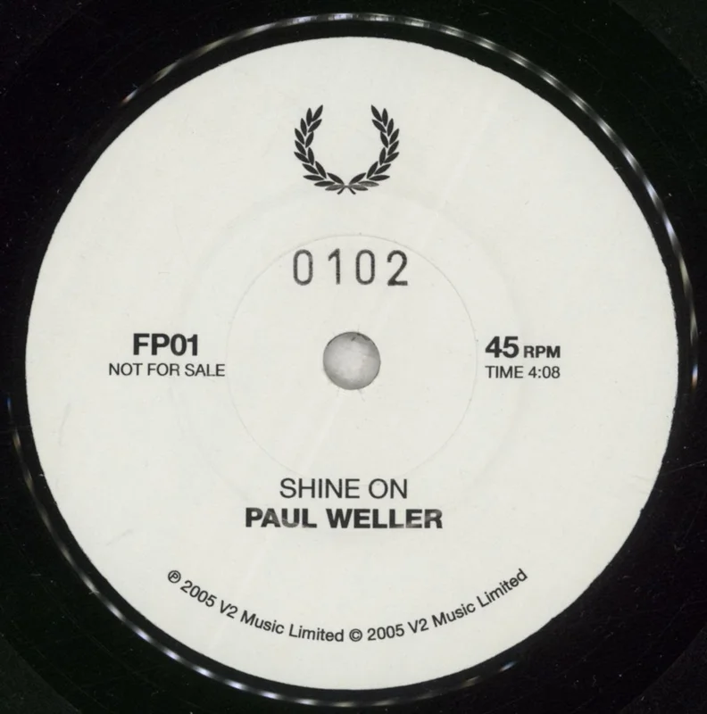 Paul Weller Shine On / Ausland Mission UK 7" vinyl