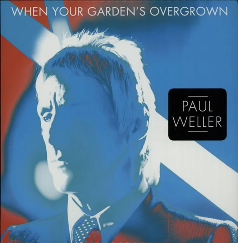 Paul Weller When Your Garden's Overgrown - Blue Vinyl US 7" vinyl
