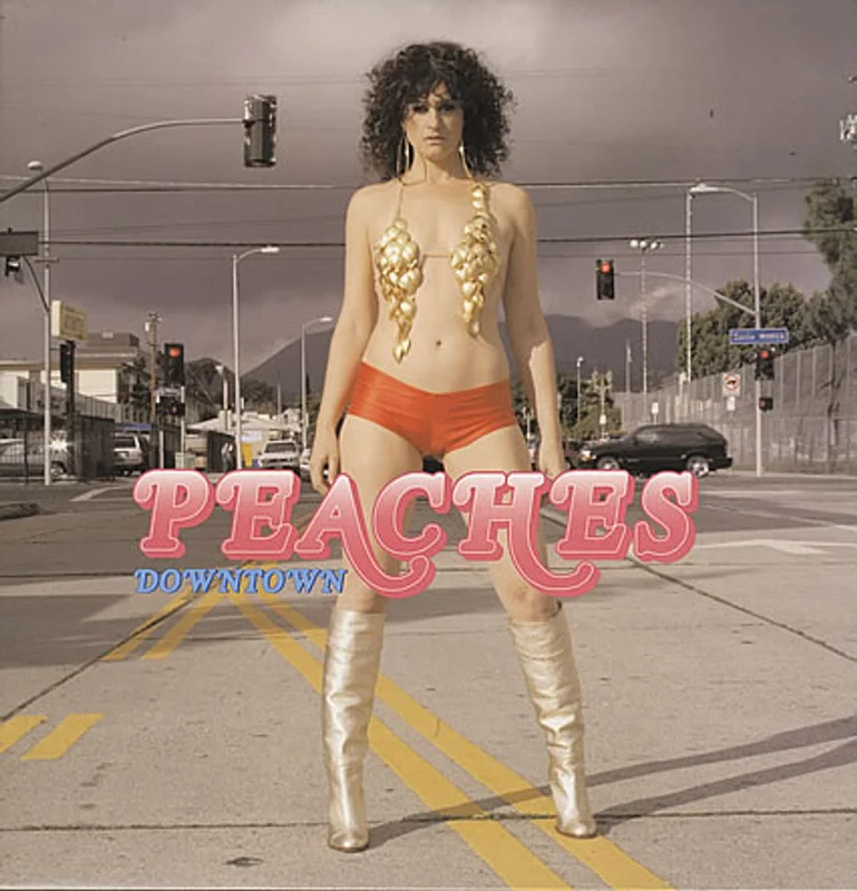 Peaches Downtown UK 12" vinyl