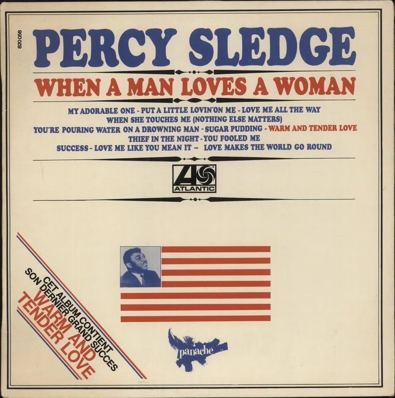 Percy Sledge When A Man Loves A Woman French Vinyl LP