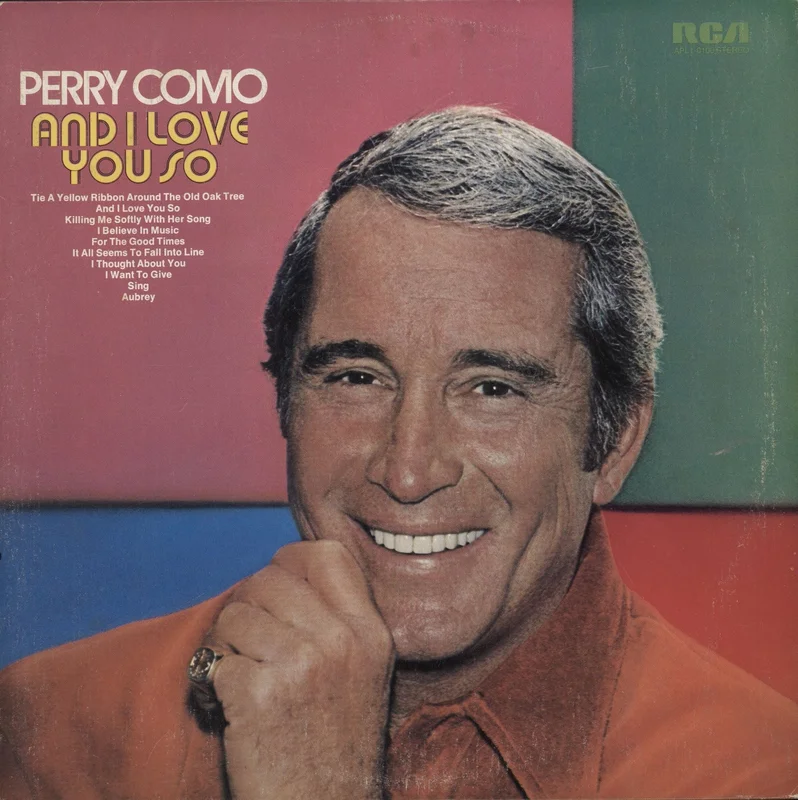 Perry Como And I Love You So US Vinyl LP