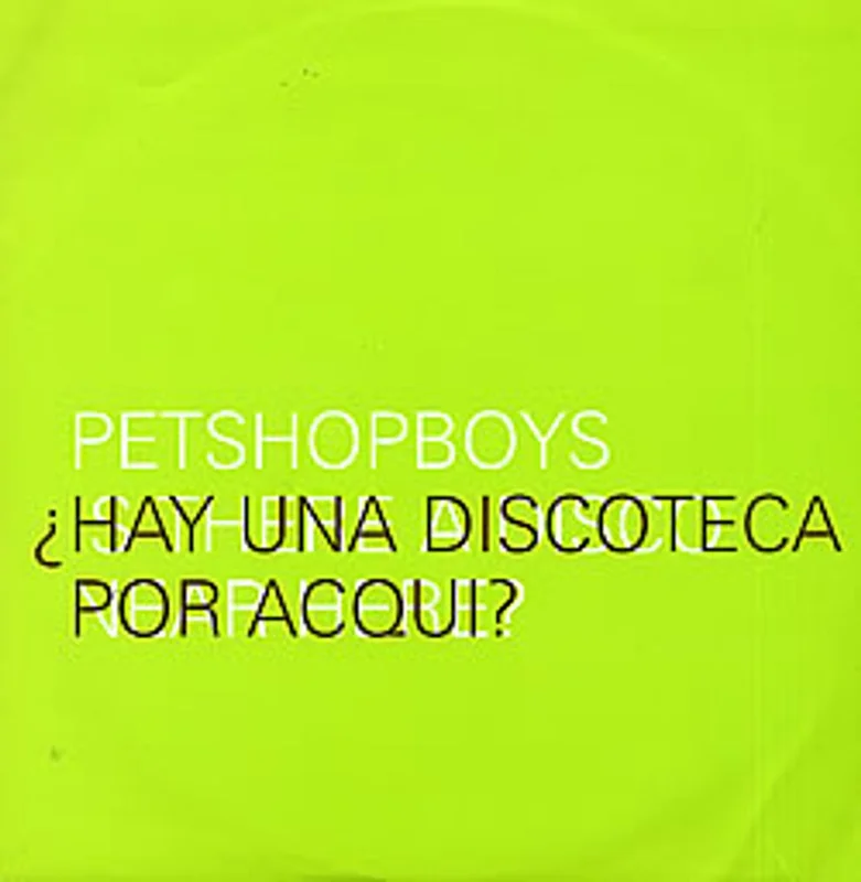 Pet Shop Boys Discoteca - Green Sleeve UK Promo 12" vinyl