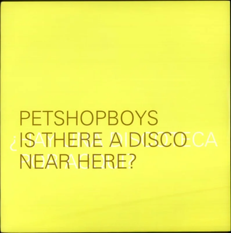 Pet Shop Boys Discoteca - Yellow Sleeve UK Promo 12" vinyl