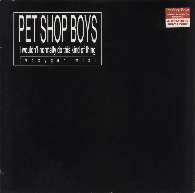 Pet Shop Boys I Wouldn't Normally Do This Kind Of Thing (Voxygen Mix) Italian 12" vinyl