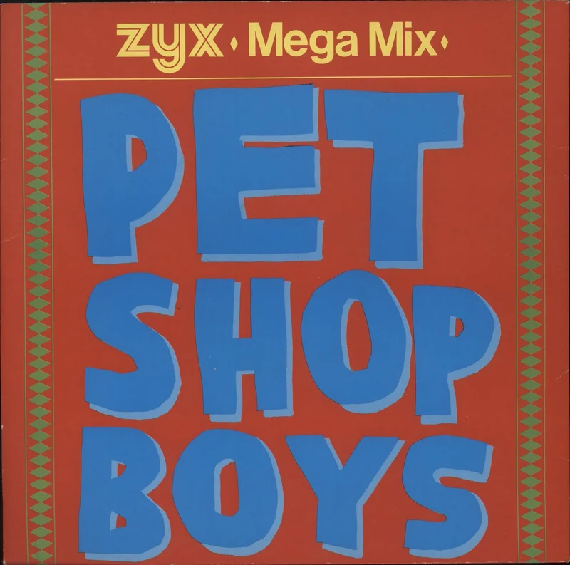Pet Shop Boys Megamix - Yellow Label Variant German 12" vinyl