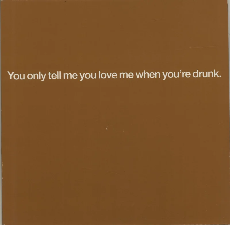 Pet Shop Boys You Only Tell Me You Love Me When You're Drunk UK 12" vinyl