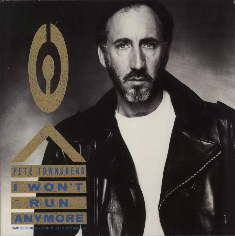 Pete Townshend I Won't Run Anymore UK 12" vinyl