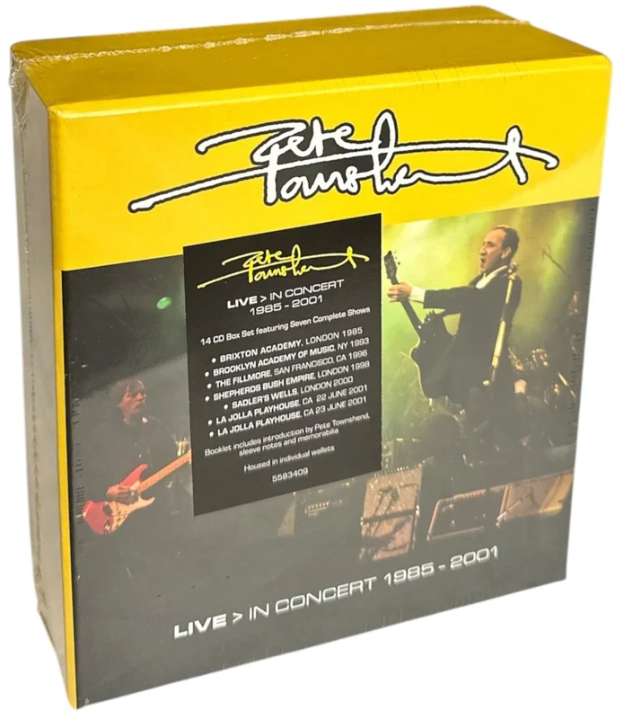 Pete Townshend Live > In Concert 1985-2001 - Sealed UK Cd album box set